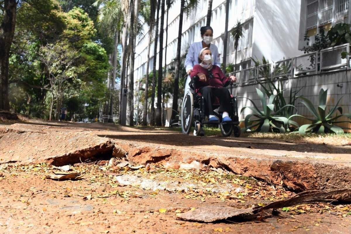 Acessibilidade está comprometida na região central da capital do país
