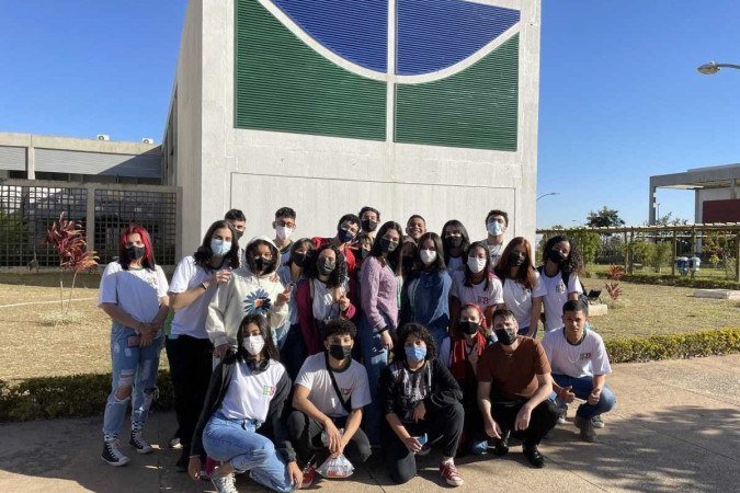 Estudantes do IFB Gama marcaram presença no primeiro dia do evento, que teve público bem abaixo do esperado - (crédito: Giulia Azevedo) Estudantes do IFB Gama marcaram presença no primeiro dia do evento, que teve público bem abaixo do esperado - (crédito: Giulia Azevedo)