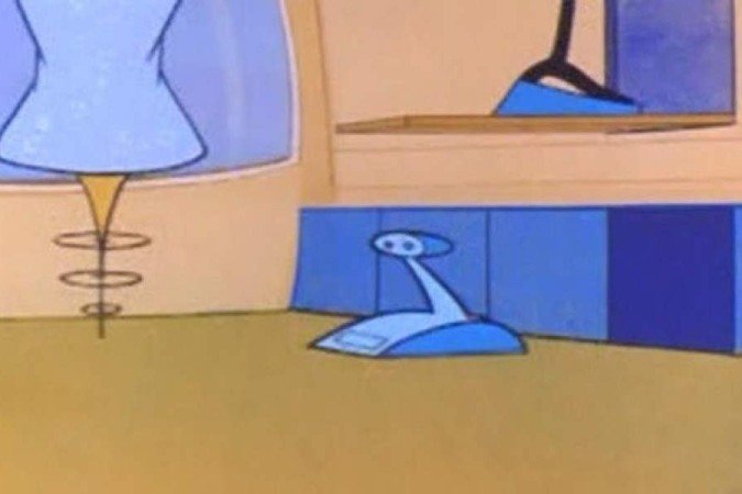 Robô aspirador de pó dos Jetsons