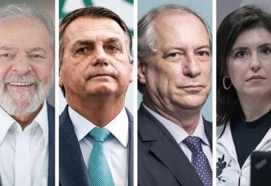 Ricardo Stuckert/PT; Alan Santos/PR; PDT/Divulgação; Pedro França/Agência Senado