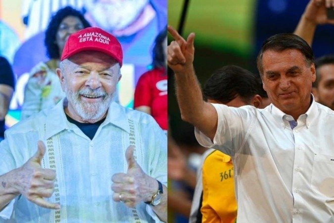 Lula e Bolsonaro seguem isolados na liderança da corrida pelo Palácio do Planalto - (crédito: Ricardo Stuckert/PT e MAURO PIMENTEL / AFP) Lula e Bolsonaro seguem isolados na liderança da corrida pelo Palácio do Planalto - (crédito: Ricardo Stuckert/PT e MAURO PIMENTEL / AFP)