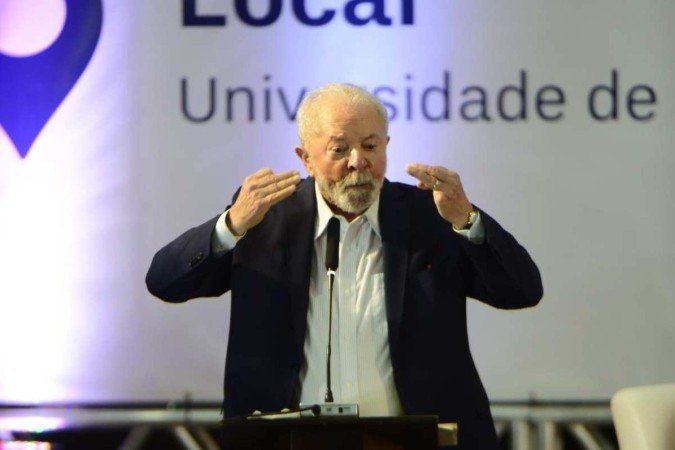 Lula discursa na SBPC - (crédito: Marcelo Ferreira/CB/D.A.Press) Lula discursa na SBPC - (crédito: Marcelo Ferreira/CB/D.A.Press)