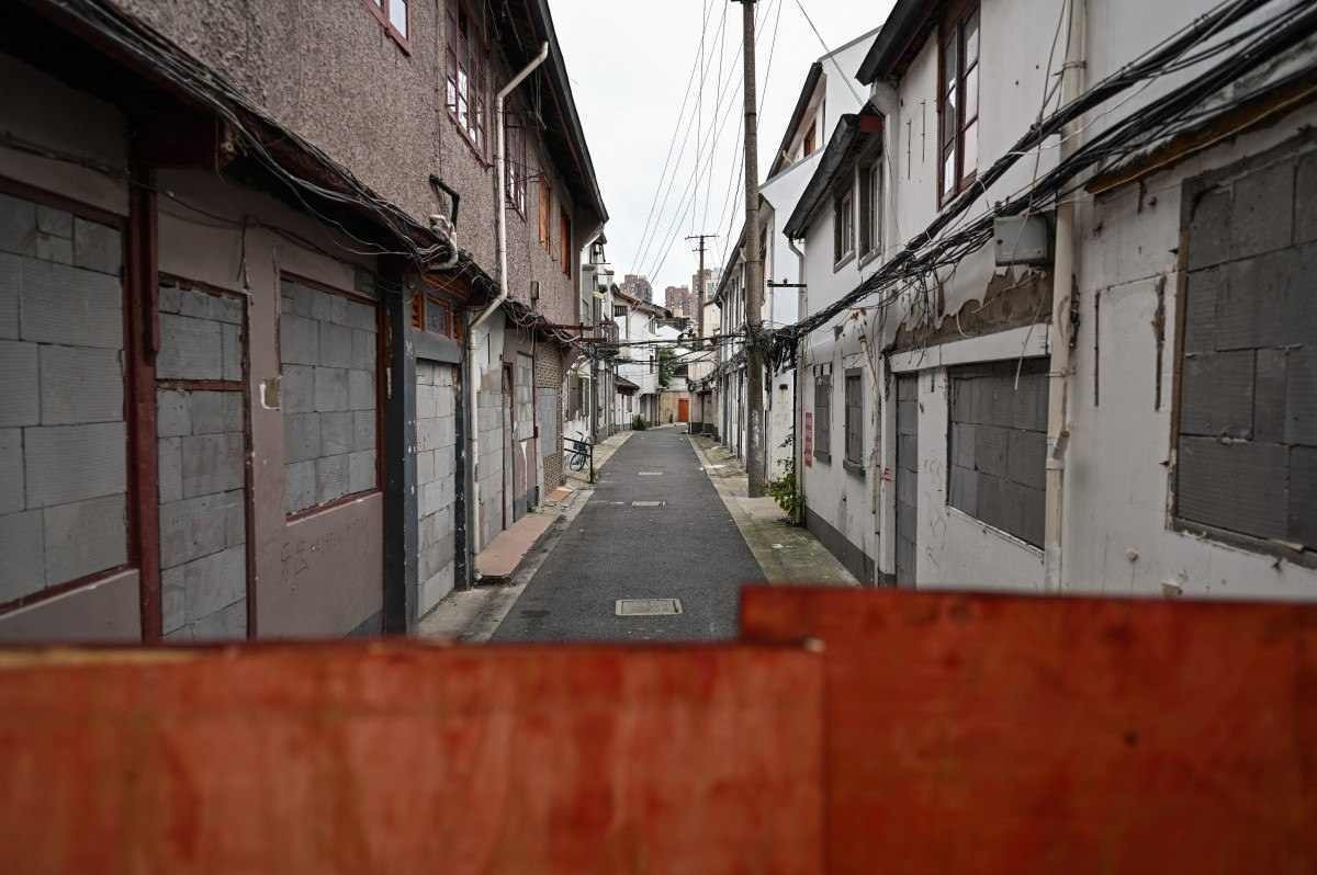 Bairro histórico de Xangai aguarda demolição e reurbanização