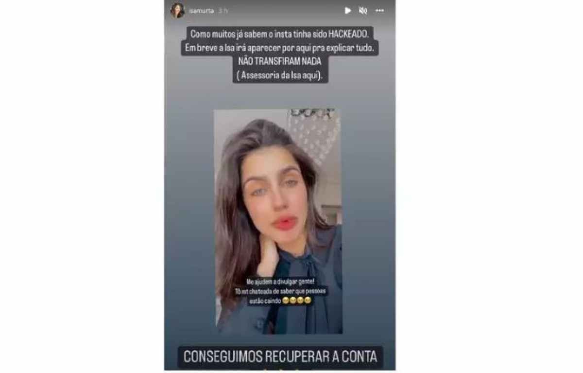 Miss Minas Gerais tem Instagram hackeado, e seguidores caem em golpe