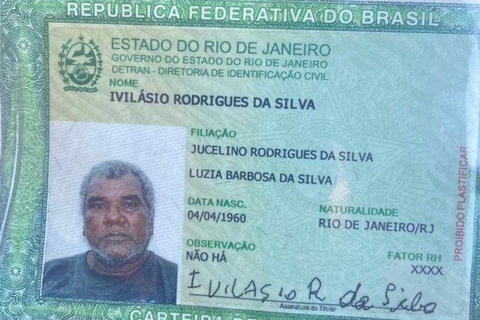 José Paulo Trindade, acusado de assassinar Geralda Cândida Santos