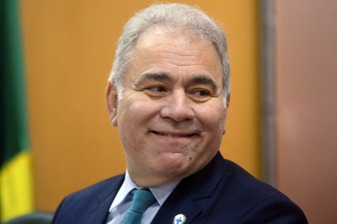  01/08/2022. Crédito: Ed Alves/CB/D.A Press. Brasil. Brasília - DF. Saude. Coletiva de Imprensa no Ministerio da Saúde, com a presença do Ministro da Saúde Marcelo Queiroga, sobre a Importância da Amamentação e a Varíola dos Macacos. 