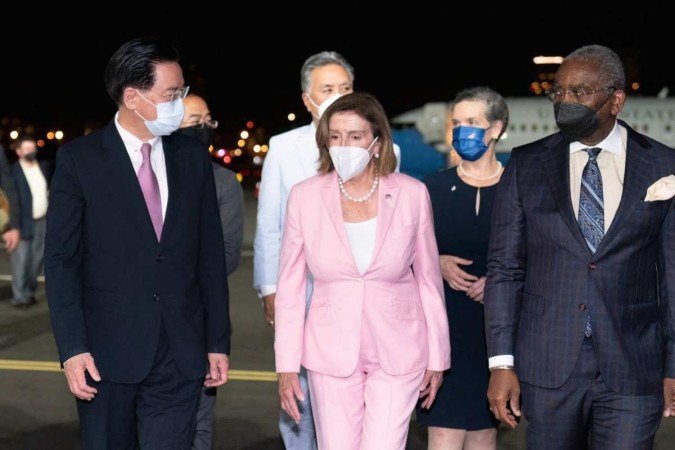 (crédito: Handout / Taiwan's Ministry of Foreign Affairs (MOFA) / AFP) (crédito: Handout / Taiwan's Ministry of Foreign Affairs (MOFA) / AFP)