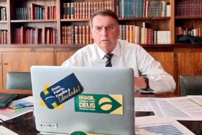 (crédito: Reprodução/Youtube Jair Messias Bolsonaro) (crédito: Reprodução/Youtube Jair Messias Bolsonaro)