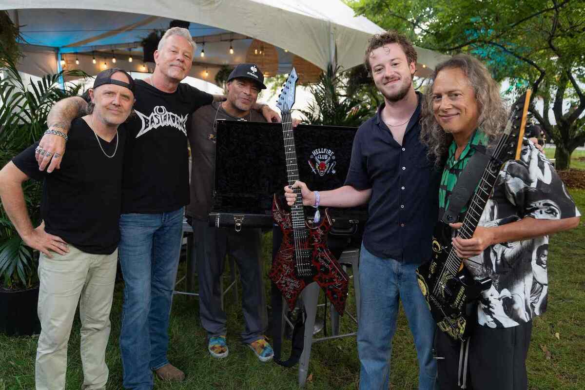 Joseph Queen toca ‘Master of puppets’ com Metallica no Lollapalooza