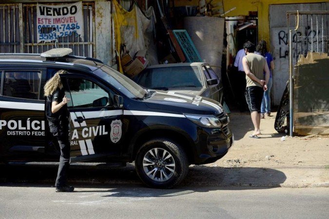  03/08/2022 Crédito: Marcelo Ferreira/CB/D.A Press. Brasil. Brasilia - DF -  Feminicídio em Ceilândia QNN 01 conjunto H casa 32. 
