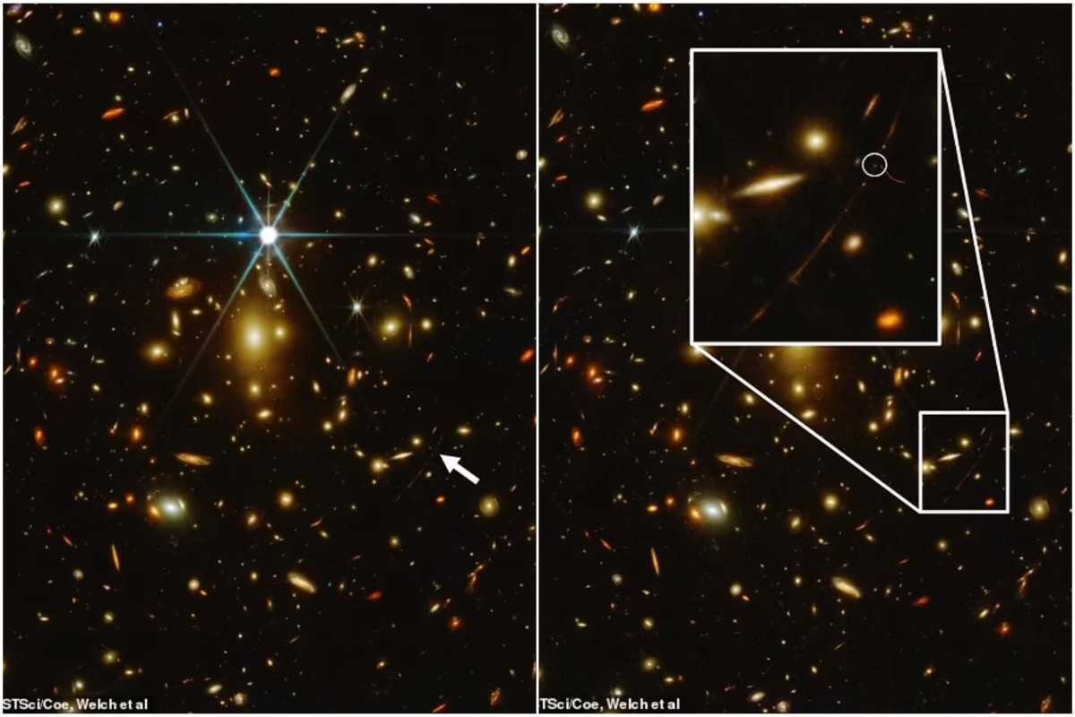 James Webb capta Earendel, a estrela mais distante do Universo; veja