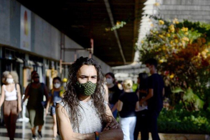  04/08/2022 Crédito: Marcelo Ferreira/CB/D.A Press. Brasil. Brasilia - DF -  Suspeita de variola do macaco na UnB. Aluno do curso de comunicação, José de Sousa Martins.