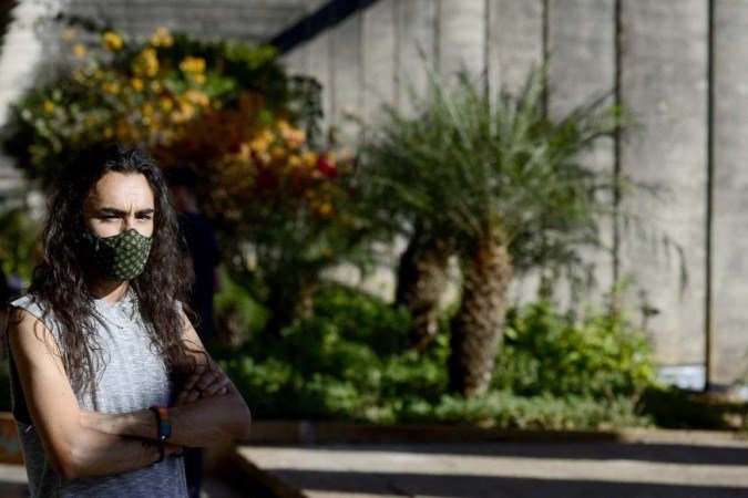  04/08/2022 Crédito: Marcelo Ferreira/CB/D.A Press. Brasil. Brasilia - DF -  Suspeita de variola do macaco na UnB. Aluno do curso de comunicação, José de Sousa Martins.