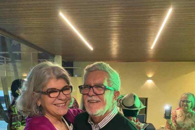 Márcia e Newton Garcia dançam 