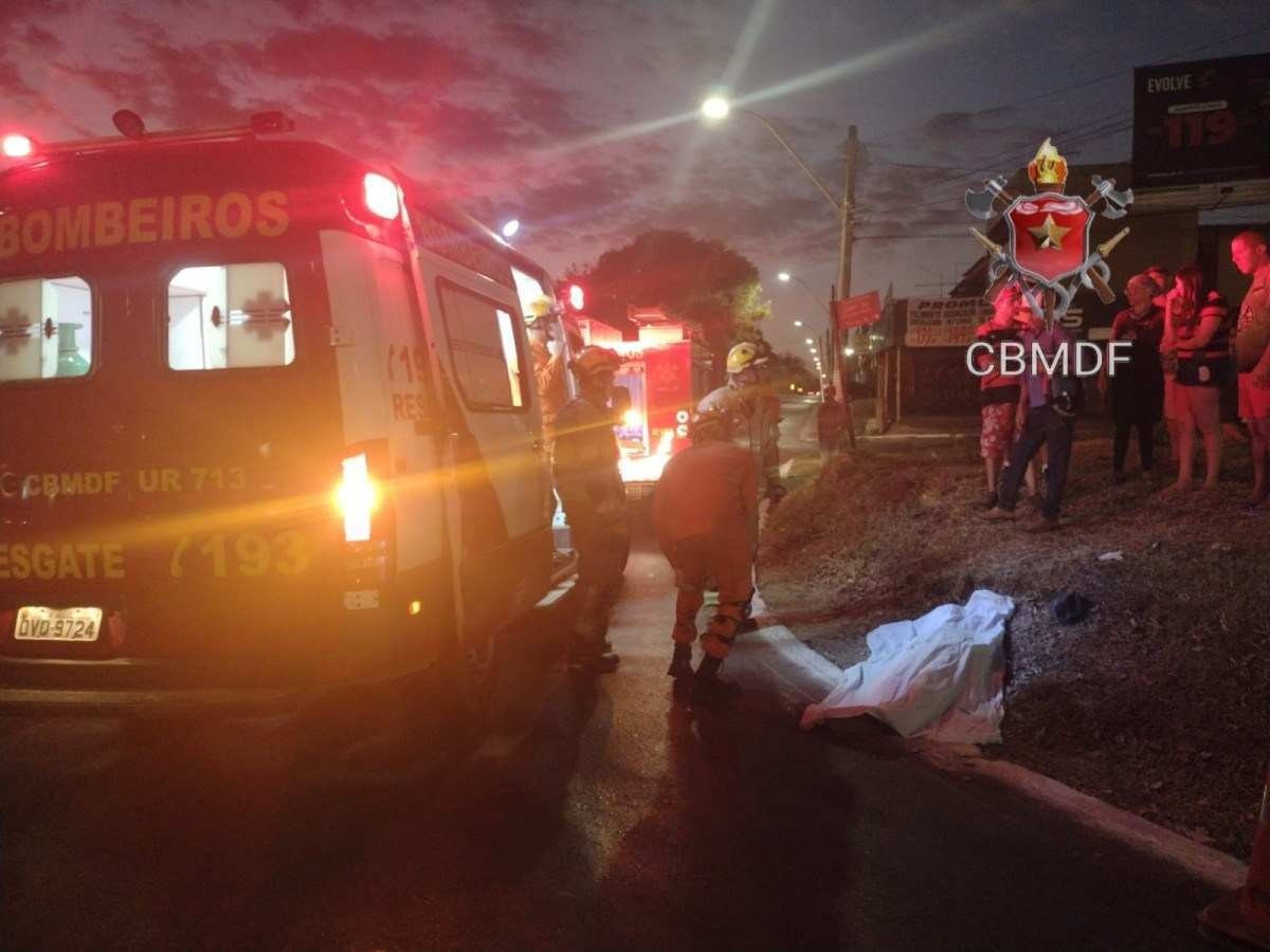 Homem morre atropelado na Avenida Elmo Serejo, em Ceilândia