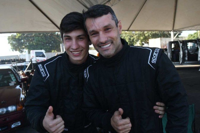  Jader Raffi criou Tales Luan na oficina e agora compete com o filho  