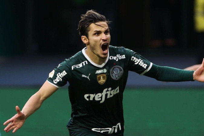 Palmeiras faz 3 a 0 no Goiás e se isola na liderança do Brasileirão -  (crédito:  Cesar Greco)