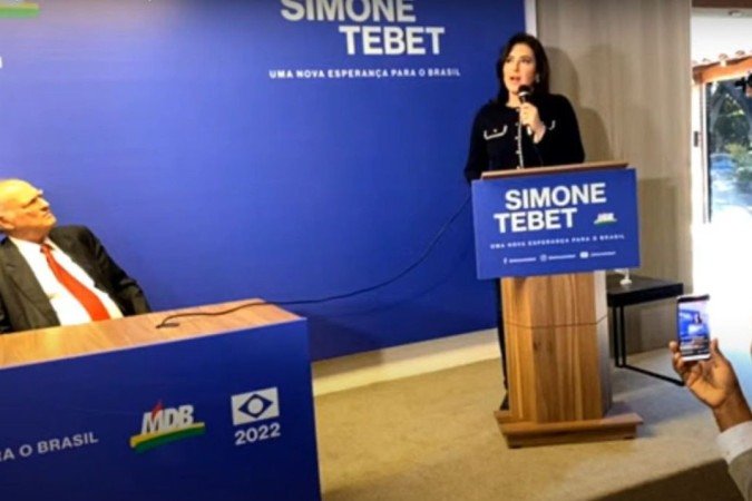 Simone Tebet registra candidatura à Presidência no TSE - Simone Tebet registra candidatura à Presidência no TSE -