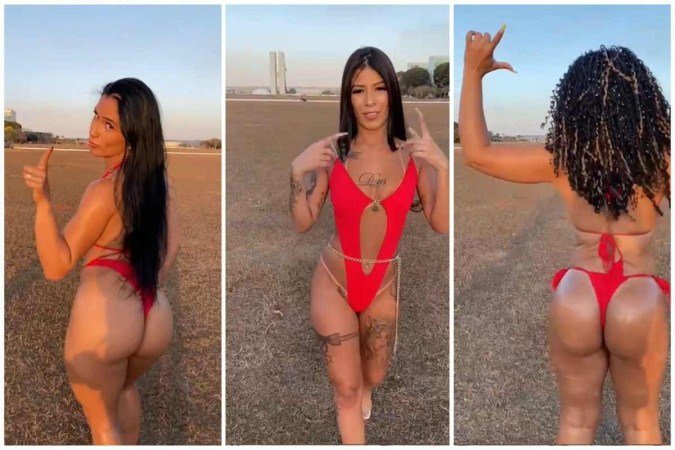 Quatro das oito candidatas inscritas no concurso Bumbum da Capital declararam voto em Lula. Apenas uma preferiu Bolsonaro -  (crédito: Bumbum da Capital/Divulgação)