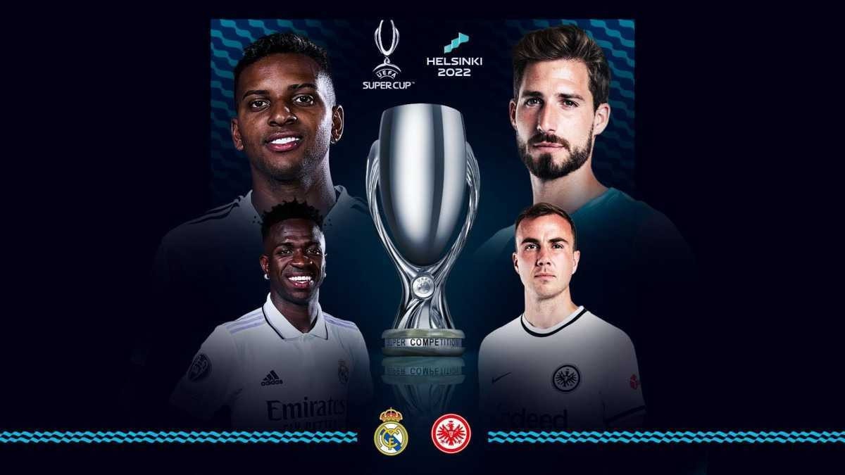 Real Madrid x Eintracht Frankfurt: saiba onde ver a Supercopa da Uefa