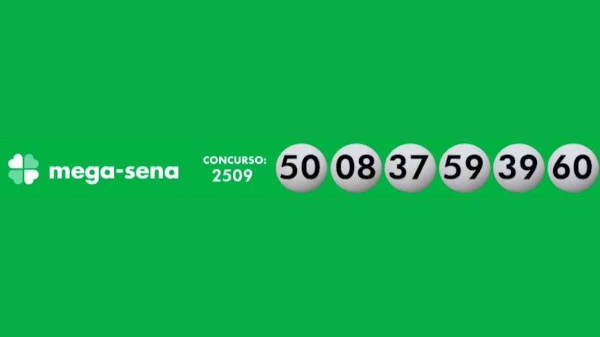 Confira O Resultado Do Concurso 2509 Da Mega-Sena; Prêmio é De R$ 7,6 ...