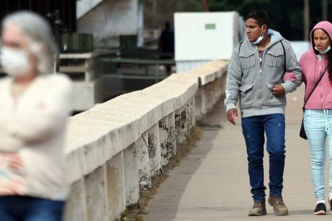 Para hoje, a previsão do Inmet é de que a temperatura mínima será de 10°C - (crédito: ED ALVES/CB/D.A.Press) Para hoje, a previsão do Inmet é de que a temperatura mínima será de 10°C - (crédito: ED ALVES/CB/D.A.Press)