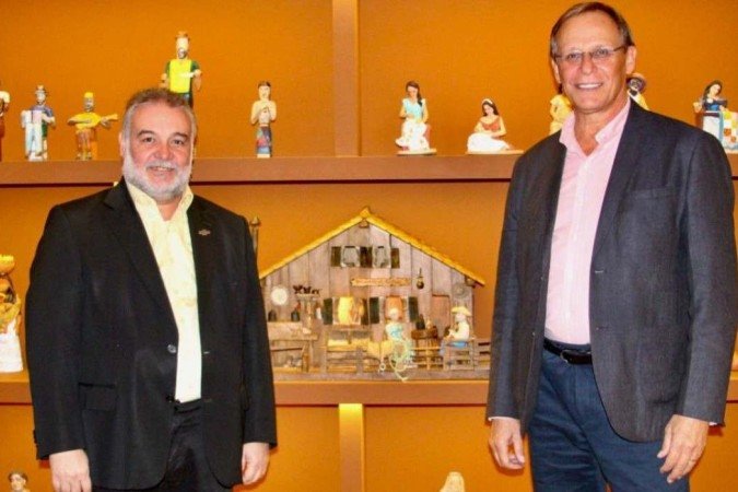 Valdir Oliveira e Bruno Quick do Sebrae