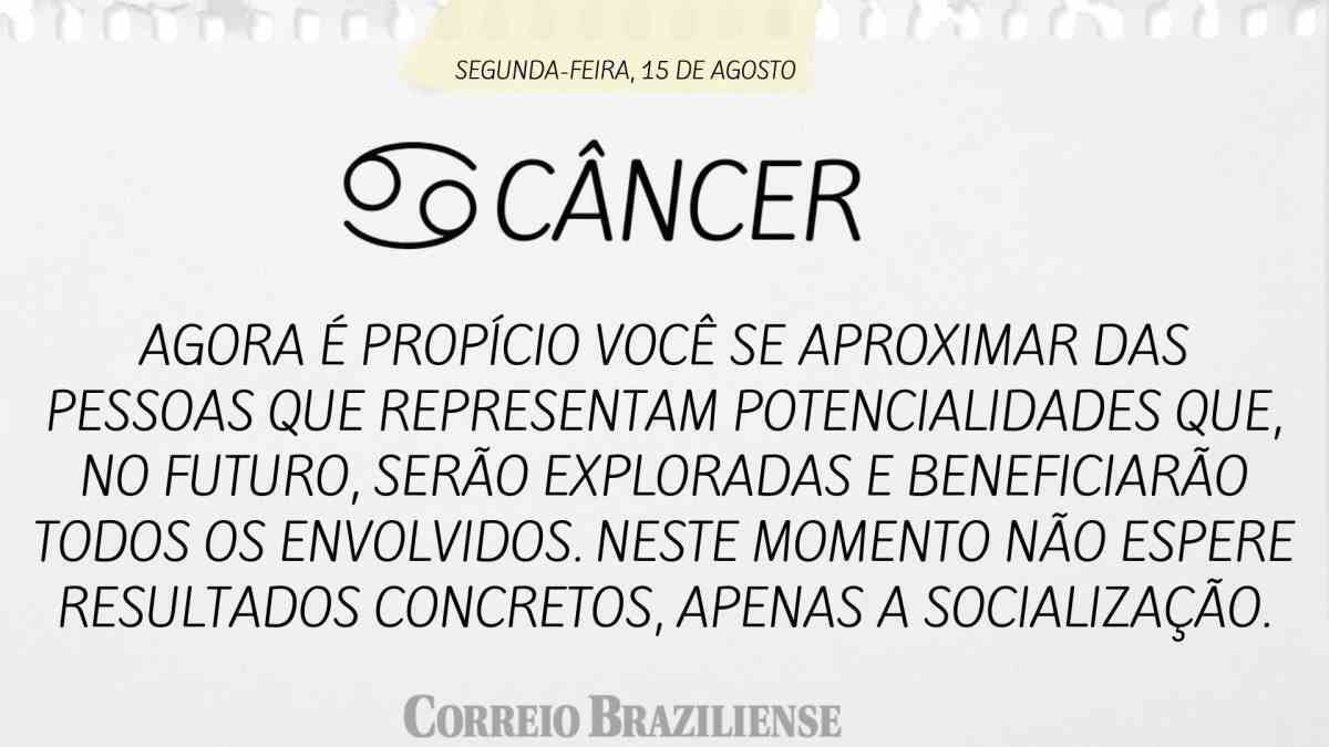 Horóscopo do dia: confira o que os astros revelam para esta segunda-feira  (15/8)