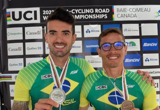 Brasil emplaca prata e bronze no Mundial de paraciclismo de estrada