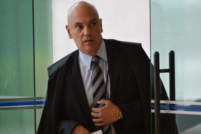 O ministro do STF Alexandre de Moraes toma posse como presidente do TSE -  (crédito: Fabio Pozzebom/Agência Brasil)