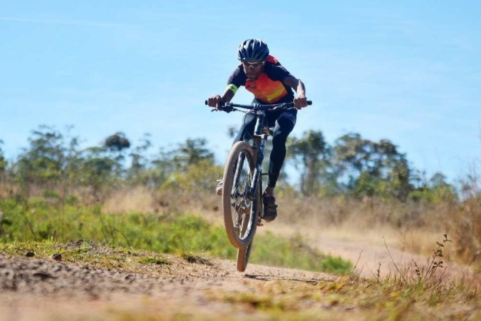 Ciclista foto online