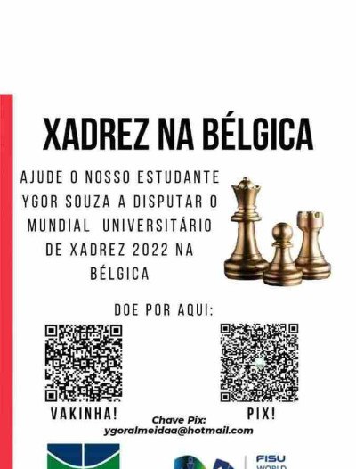 Aluno de Ceilândia cria vaquinha para participar de Mundial de Xadrez