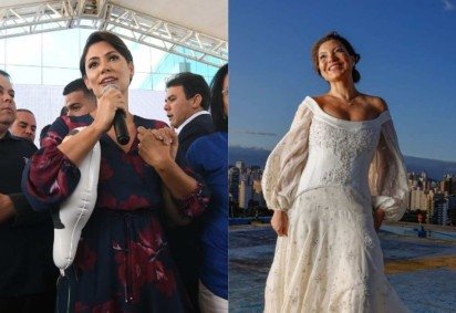Segundo o levantamento, Michelle é desconhecida por 39% do eleitorado, enquanto 77% desconhecem Janja -  (crédito: Ricardo Stuckert e Ed Alves/CB/DA Press)