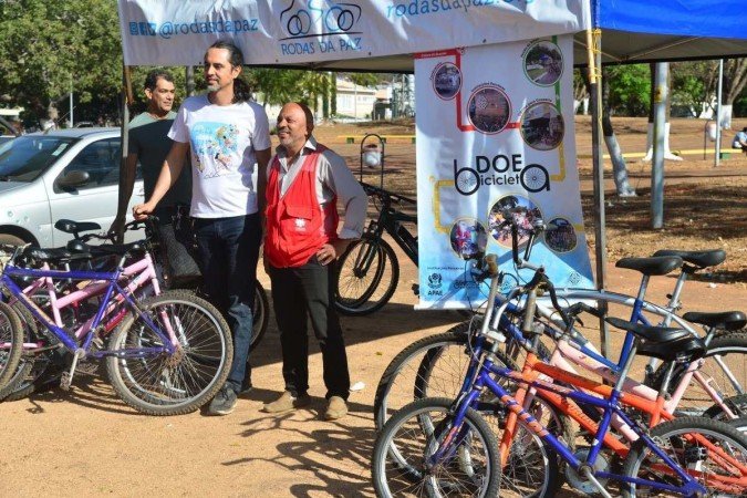 Neste ano, as bicicletas foram doadas a diferentes instituições