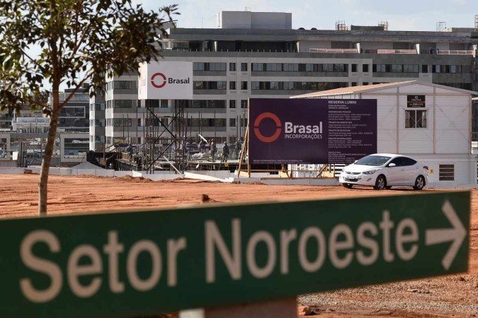  19/08/2022. Crédito: Minervino Júnior/CB/D.A Press. Brasil.  Brasilia - DF. Cidades. Obras no Noroeste com mercado imobiliário aquecido.