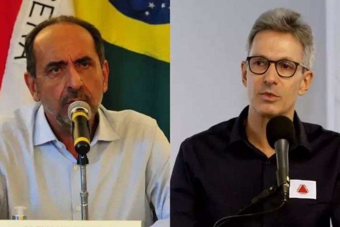 Alexandre Kalil e Romeu Zema, candidatos ao governo mineiro nas eleições de 2022 - (crédito: Ramon Lisboa/EM/DA Press; Gil Leonardi/Governo de Minas) Alexandre Kalil e Romeu Zema, candidatos ao governo mineiro nas eleições de 2022 - (crédito: Ramon Lisboa/EM/DA Press; Gil Leonardi/Governo de Minas)