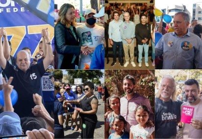 Ibaneis Rocha (MDB), Leila Barros (PDT), Paulo Octávio (PSD), Izalci Lucas (PSDB), Keka Bagno (PSol), Leandro Grass (PV) e Rafael Parente (PSB) -  (crédito: Ibaneis Rocha, Paulo Octávio, Leandro Grass: Divulgação/ Keka Bagno: Ubirajara Machado/Operário da Imagem/ Parente: Assessoria do candidato/ Izalci e Leila Barros: Edis Henrique Peres/CB/DA Press)