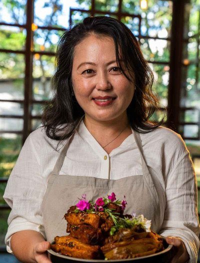 Patrícia Lee, chef do restaurante Soban Korean Cuisine