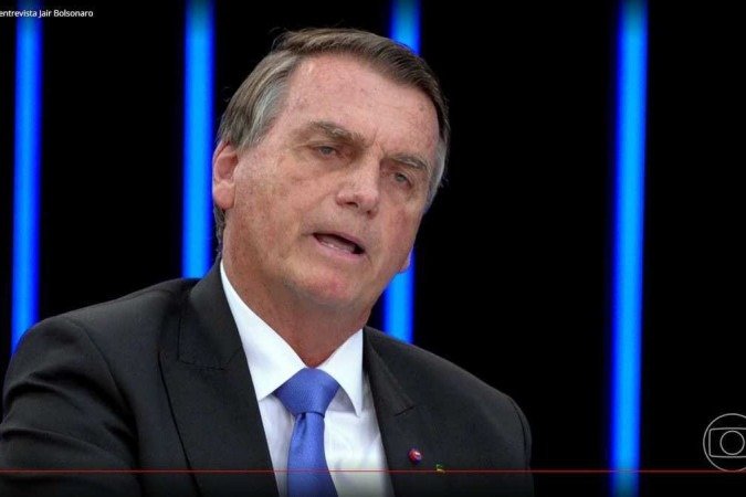 Jornal Nacional entrevista Jair Bolsonaro, candidato do PL à Presidência da República - Divulgação/TV Globo