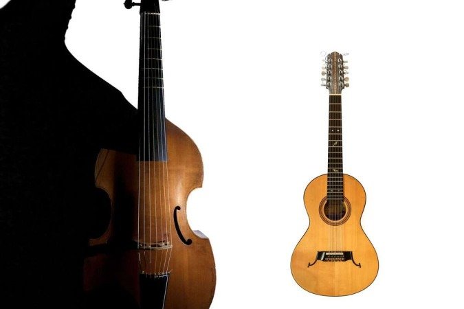 Violas usadas por Roberto Corrêa na gravação do disco Concerto para boi e vaca