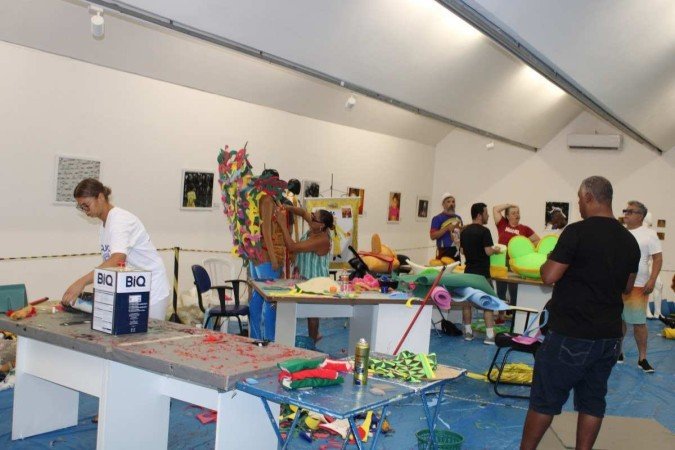  2022. Crédito: Acervo da Escola de Carnaval/Divulgação. Cultura. Projeto Escola de Carnaval. 