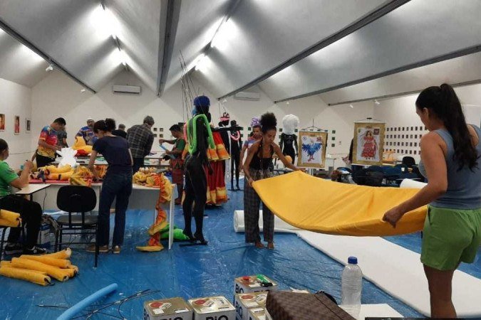  2022. Crédito: Acervo da Escola de Carnaval/Divulgação. Cultura. Projeto Escola de Carnaval. 