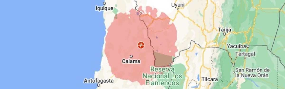 No Chile, terremoto de 5,6 na escala Richter atinge região de Antofagasta