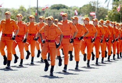 De acordo com o CBMDF, o total de convocados para essa etapa foi de 45 candidatos -  (crédito:  Marcelo Ferreira/CB/D.A Press)