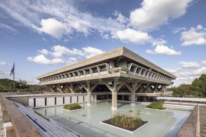 A Embaixada da Itália em Brasília (DF) após os trabalhos de restauração.