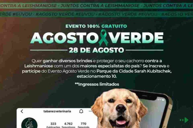 Divulgação do evento Agosto Verde