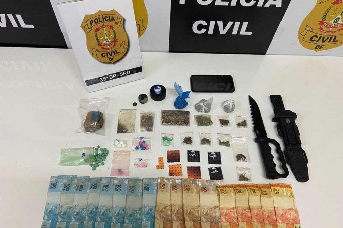 Traficante que abastecia raves no DF e Goiás é preso em flagrante - (crédito: Divulgação/PCDF) Traficante que abastecia raves no DF e Goiás é preso em flagrante - (crédito: Divulgação/PCDF)