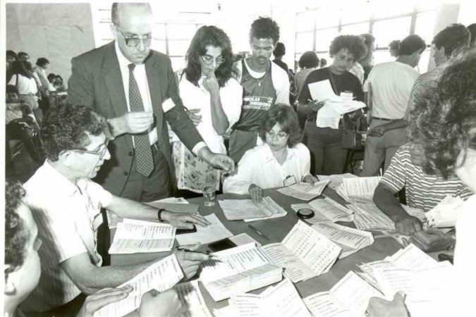 (crédito: (foto: Cristina Horta/Arquivo EM - 4/10/1990 )) (crédito: (foto: Cristina Horta/Arquivo EM - 4/10/1990 ))