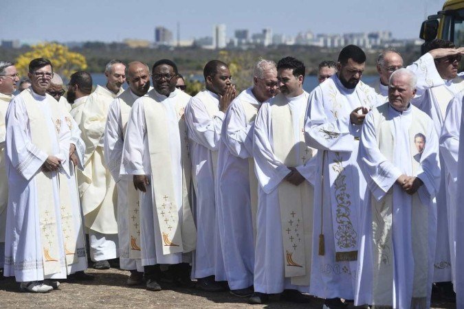  28/08/2022. Crédito: Minervino Júnior/CB/D.A Press. Brasil.  Brasilia - DF. Missa e procissão de Dom Bosco na Erminda Dom Bosco.