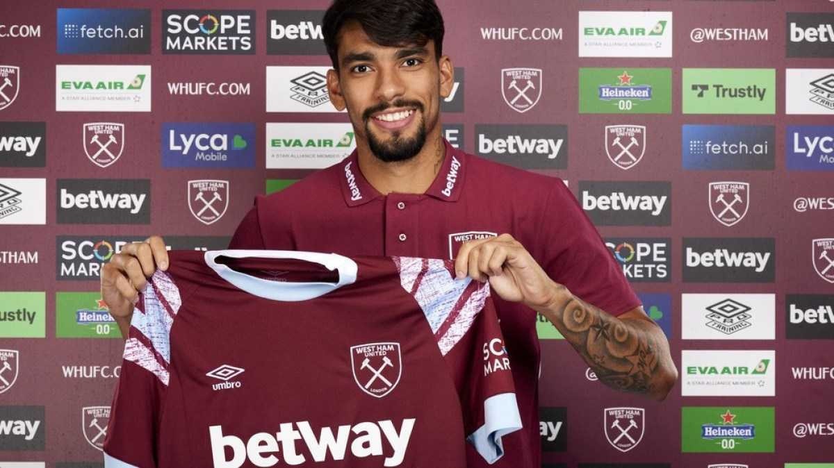 West Ham United anuncia a contratação do meia Lucas Paquetá 